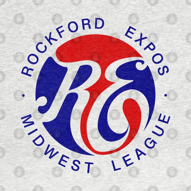 Defunct Rockford Expos Minor League Baseball 1988 by LocalZonly